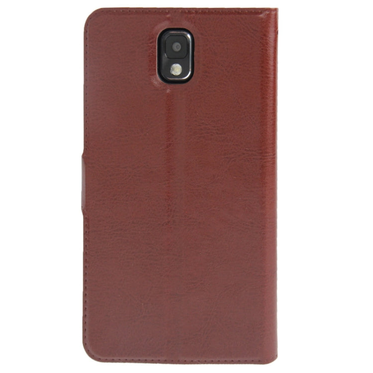Fine Sheepskin Texture Leather Case with Credit Card Slot & Holder for Galaxy Note III / N9000