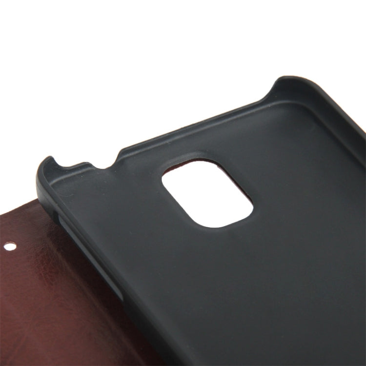 Fine Sheepskin Texture Leather Case with Credit Card Slot & Holder for Galaxy Note III / N9000
