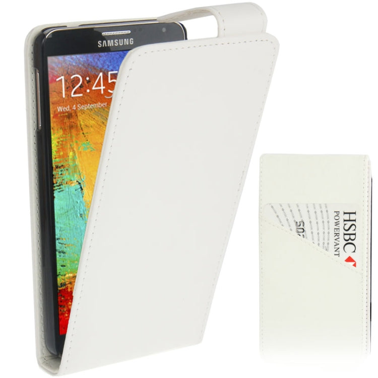 Vertical Flip Leather Case with Credit Card Slot for Galaxy Note III / N9000