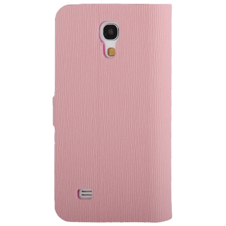 Toothpick Texture Horizontal Flip Leather Case with Call Display ID & Holder for Galaxy S IV mini / i9190
