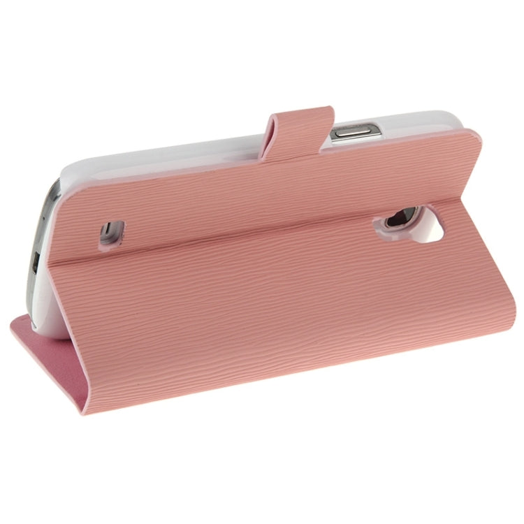 Toothpick Texture Horizontal Flip Leather Case with Call Display ID & Holder for Galaxy S IV mini / i9190