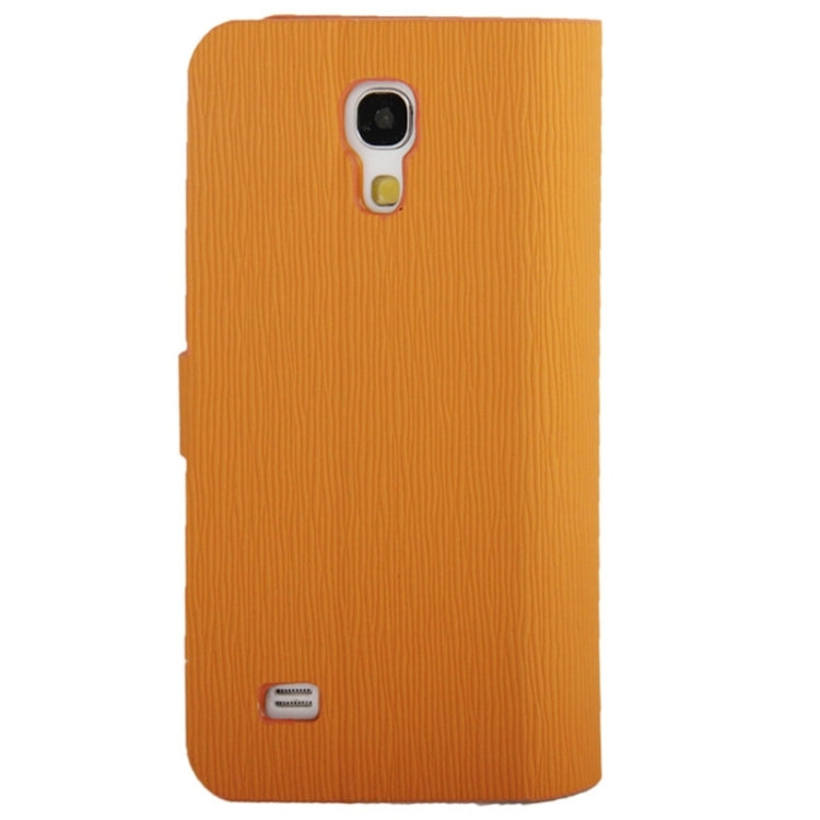 Toothpick Texture Horizontal Flip Leather Case with Call Display ID & Holder for Galaxy S IV mini / i9190