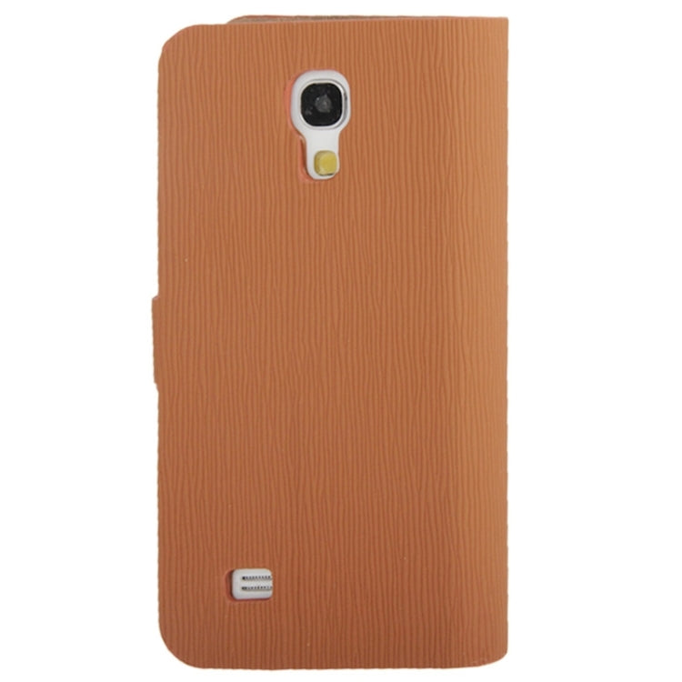 Toothpick Texture Horizontal Flip Leather Case with Call Display ID & Holder for Galaxy S IV mini / i9190