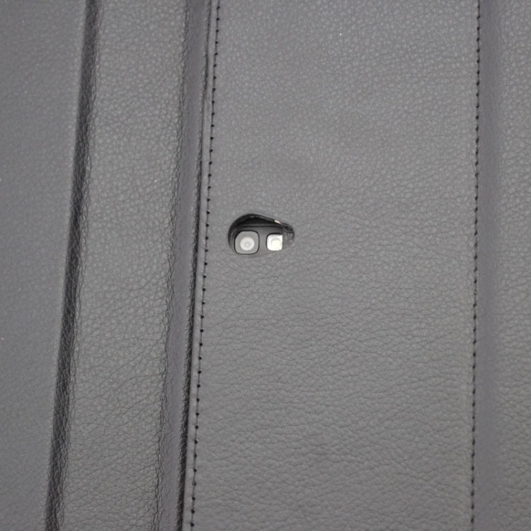 Bluetooth Silicone Keyboard Leather Tablet Case with Holder for Galaxy Tab 4 (10.1) / T530(Black)