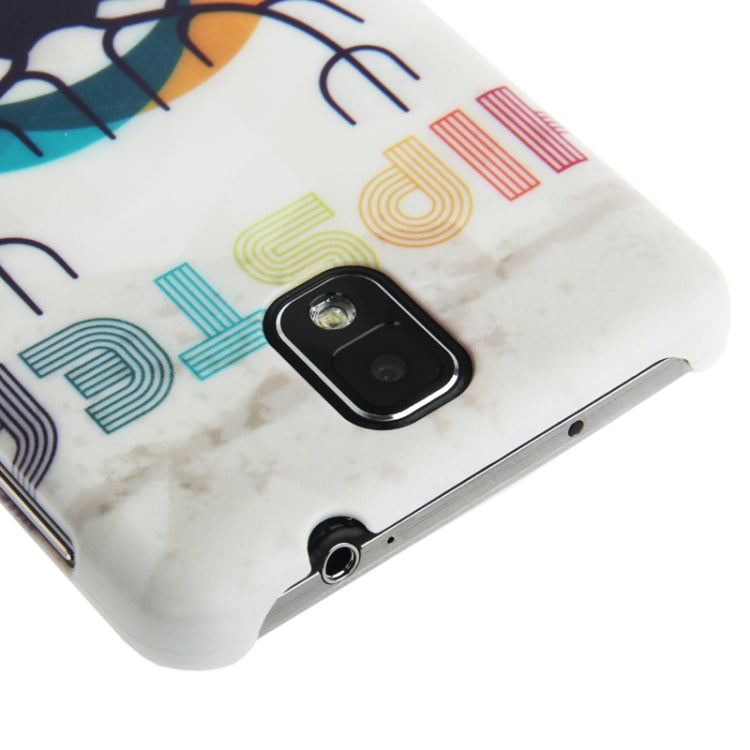 Hipster Deer Pattern Plastic Case for Galaxy Note III / N9000