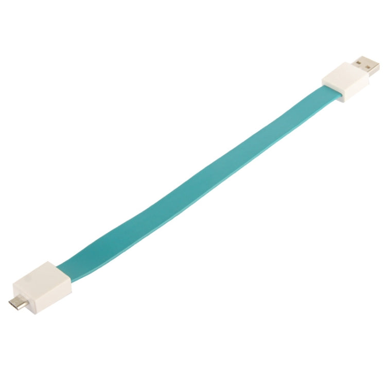 24cm Bracelet Style Micro USB Data Transfer & Charging Noodle Cable , For Samsung, HTC, Sony, Lenovo, Huawei, and other Smartphones(Blue)
