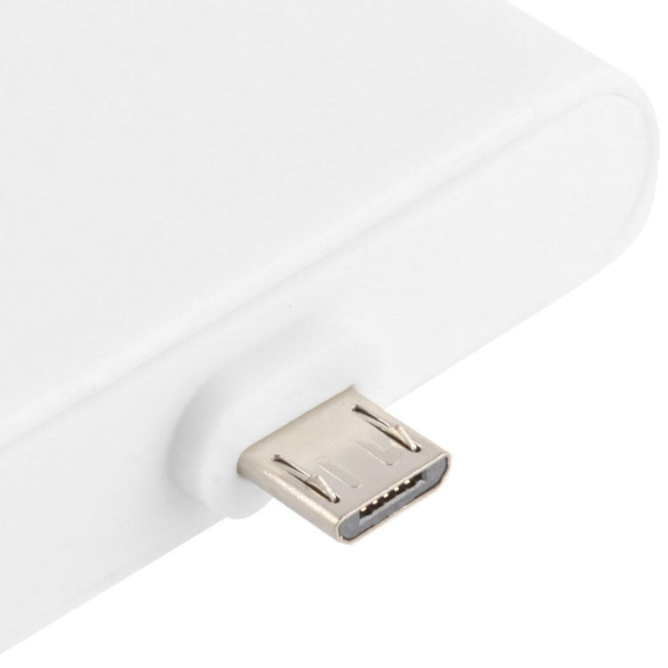 All in 1 (SD Card / TF Card Reader + OTG USB HUB + Micro USB Charge Interface) for Galaxy S IV / i9500 / i9300 / N7100(White)