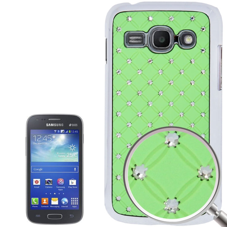 Luxury Bling Diamond Plating Skinning Plastic Case for Galaxy Ace 3 / S7272