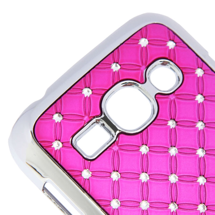 Luxury Bling Diamond Plating Skinning Plastic Case for Galaxy Ace 3 / S7272