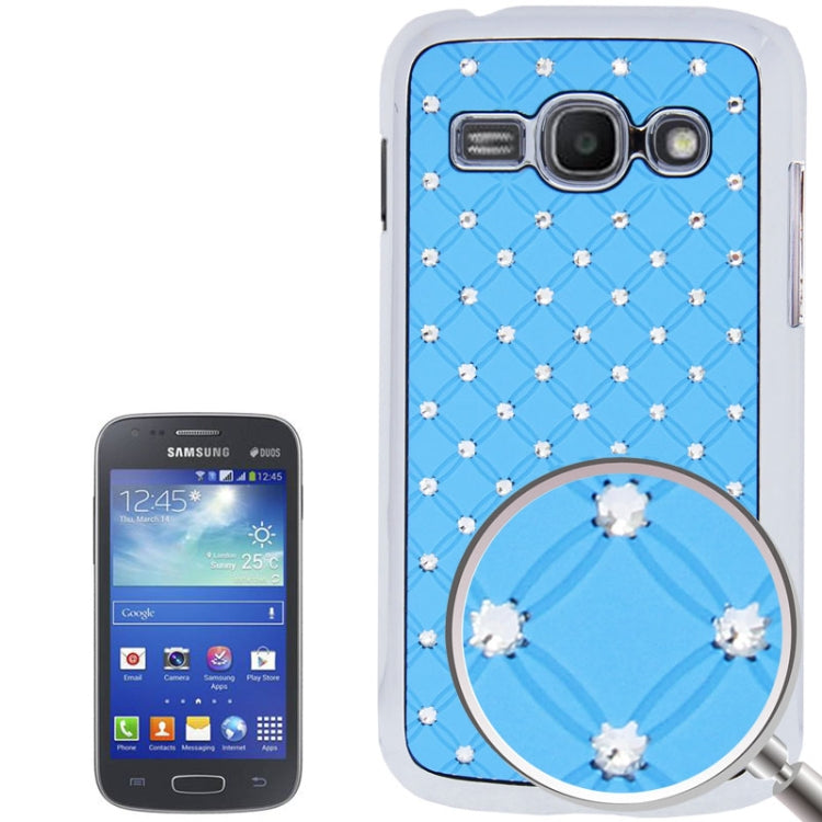 Luxury Bling Diamond Plating Skinning Plastic Case for Galaxy Ace 3 / S7272