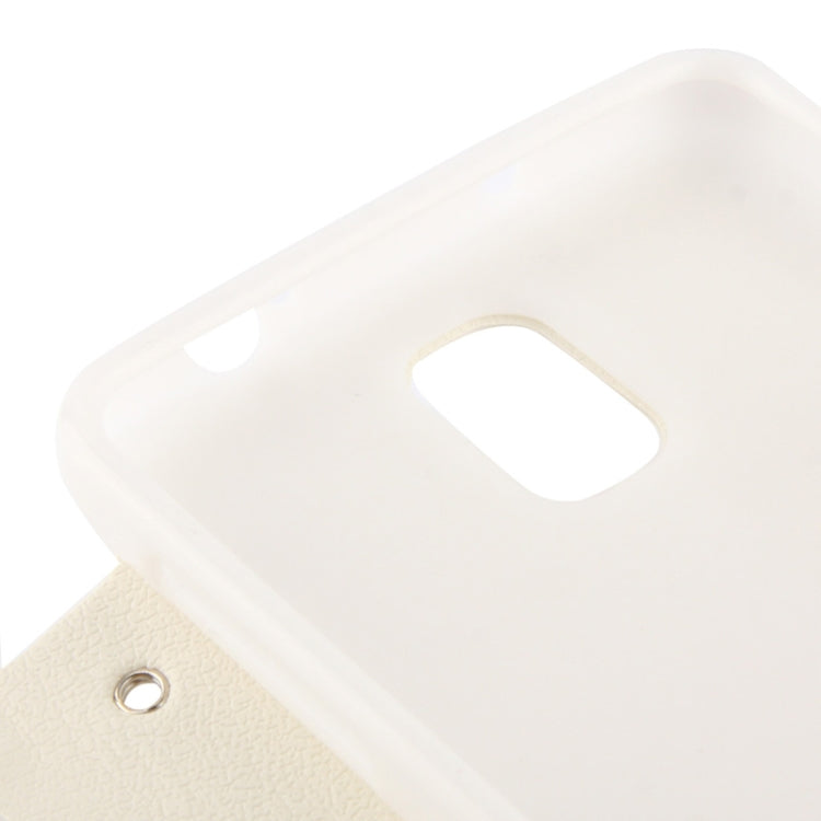 Pebble Texture Leather Case with Call Display ID & Holder for Galaxy Note III / N9000