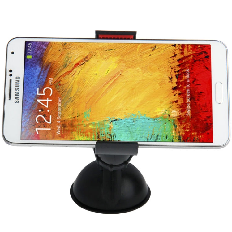 Universal 360 Degrees Rotation Suction Cup Car Holder, For iPhone, Galaxy, Huawei, Xiaomi, Google, Sony and other Smartphones(Black)