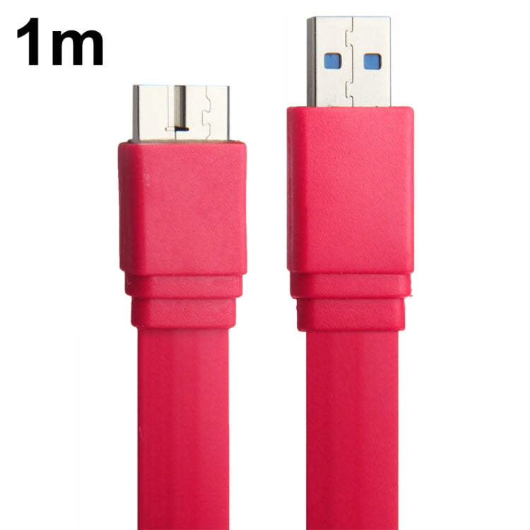 Noodle Style USB 3.0 Data Transfer / Charge Sync Cable for Galaxy Note III / N9000, Length: 1m