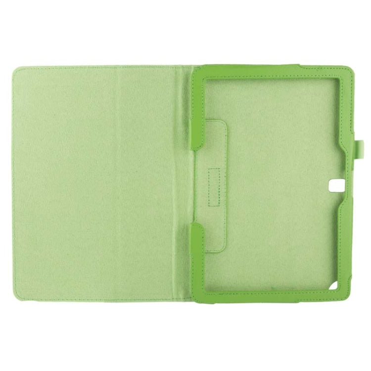 Litchi Texture Leather Case with Holder for Galaxy Note 10.1