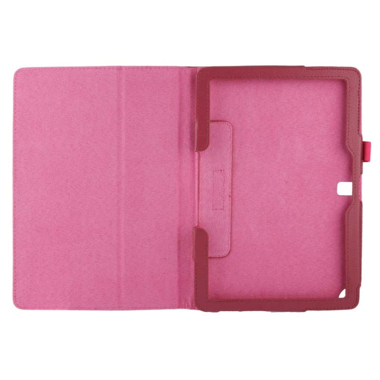 Litchi Texture Leather Case with Holder for Galaxy Note 10.1