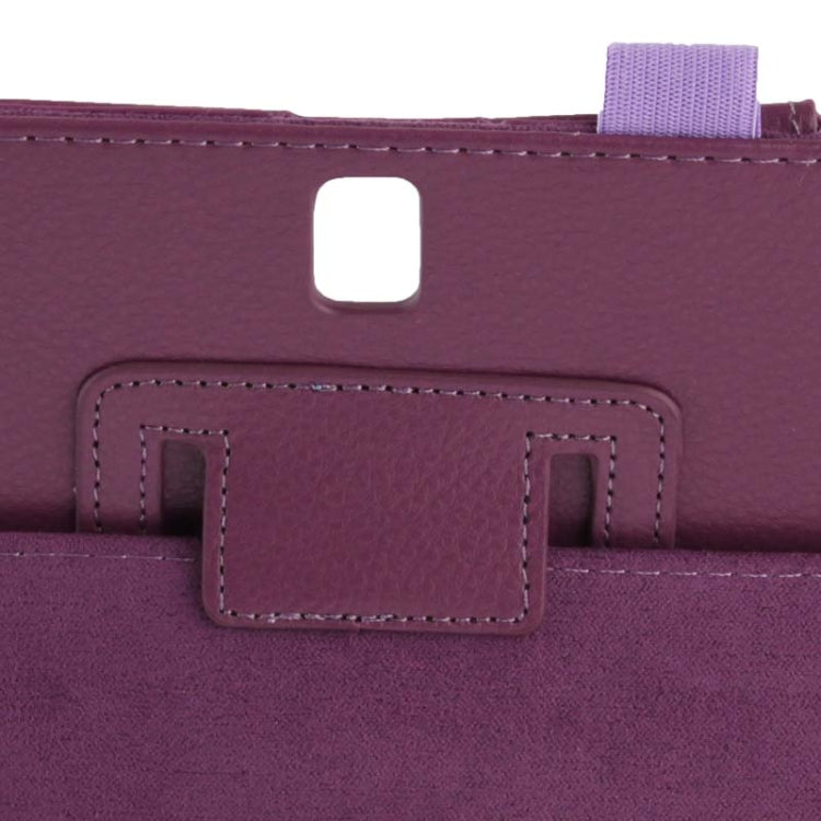 Litchi Texture Leather Case with Holder for Galaxy Note 10.1
