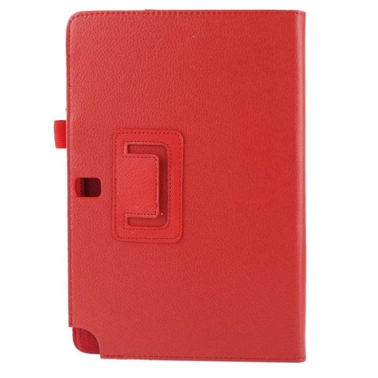 Litchi Texture Leather Case with Holder for Galaxy Note 10.1