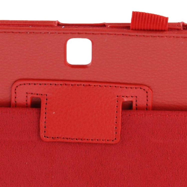 Litchi Texture Leather Case with Holder for Galaxy Note 10.1