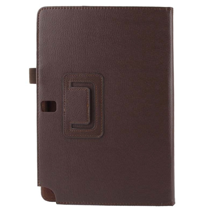 Litchi Texture Leather Case with Holder for Galaxy Note 10.1
