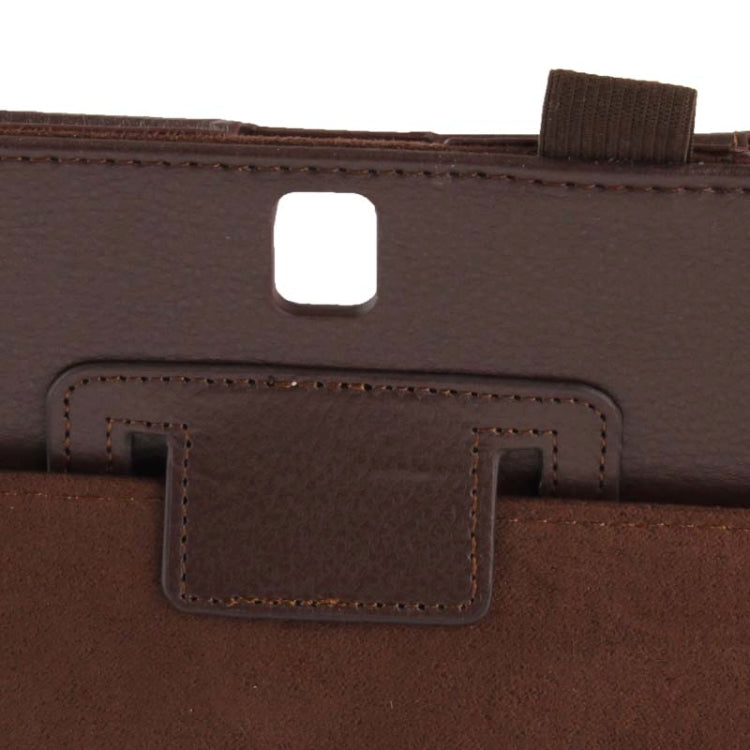 Litchi Texture Leather Case with Holder for Galaxy Note 10.1