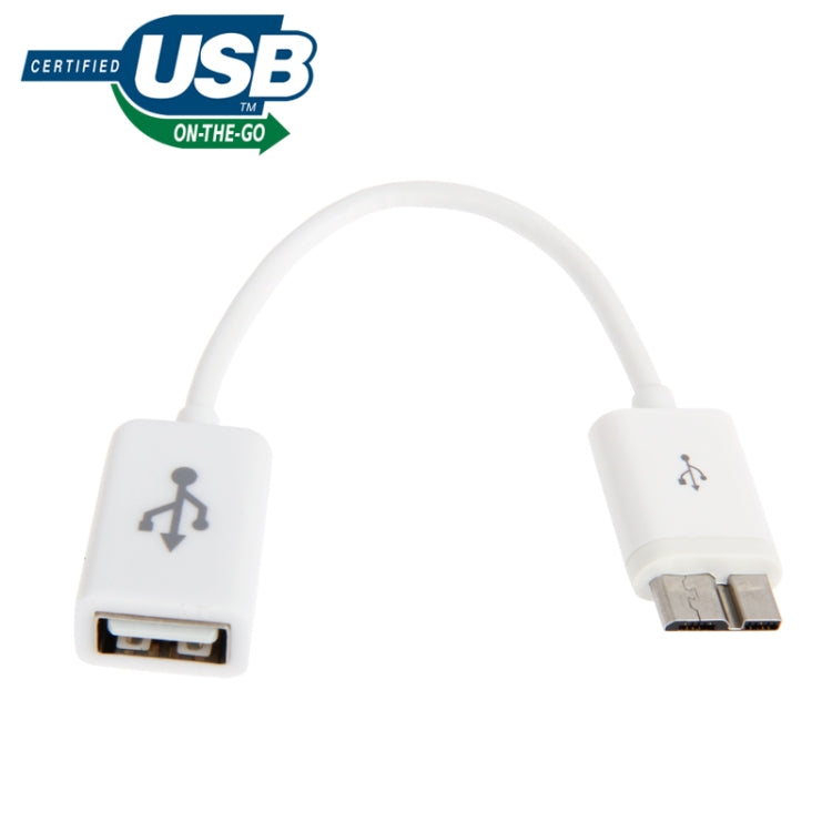 Micro USB 3.0 OTG Cable for Galaxy Note III / N9000, Galaxy S5 / G900, Galaxy Tab Pro 12.2 / P900, Length: 18cm