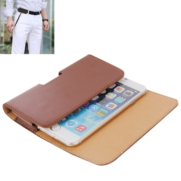 Wallet Style Leather Case with Belt Clip for iPhone 6 & 6S, Galaxy S III / i9300 / S IV / i9500(Coffee)