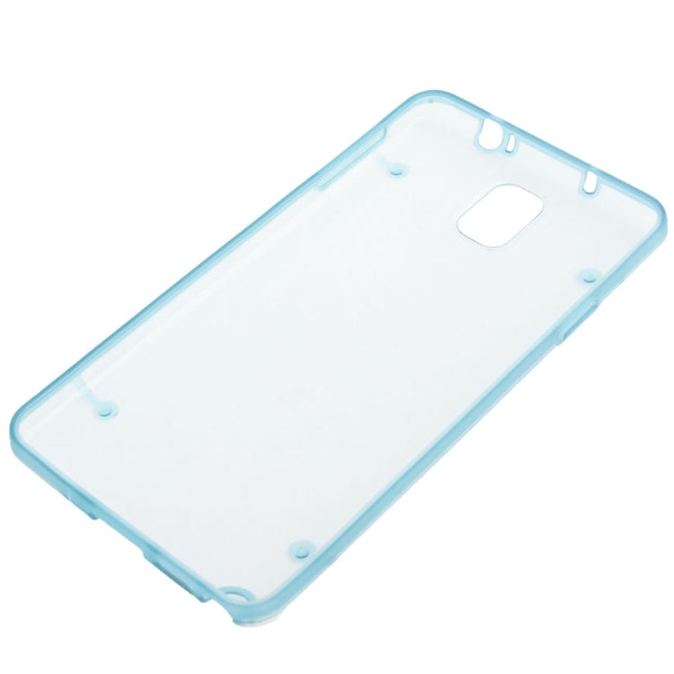 Transparent Plastic + Fluorescent Effect TPU Frame Case for Galaxy Note III / N9000