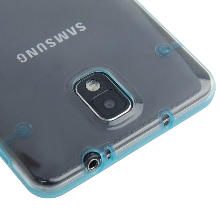 Transparent Plastic + Fluorescent Effect TPU Frame Case for Galaxy Note III / N9000