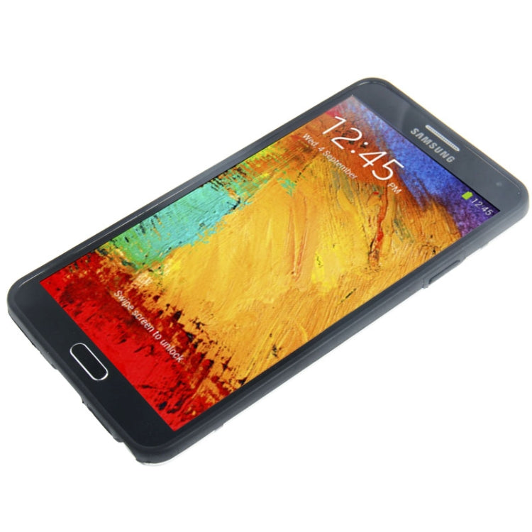 Transparent Plastic + Fluorescent Effect TPU Frame Case for Galaxy Note III / N9000