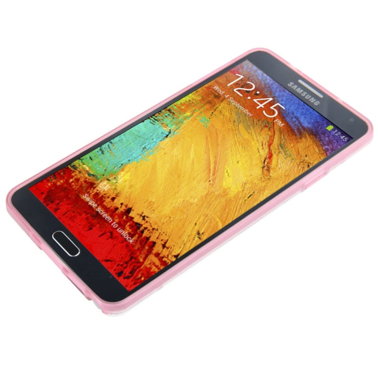 Transparent Plastic + Fluorescent Effect TPU Frame Case for Galaxy Note III / N9000