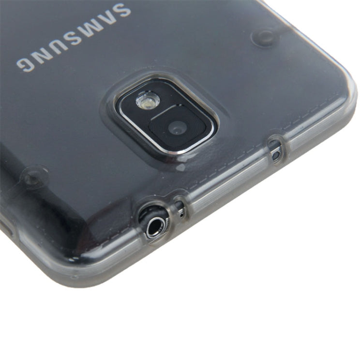 Transparent Plastic + Fluorescent Effect TPU Frame Case for Galaxy Note III / N9000