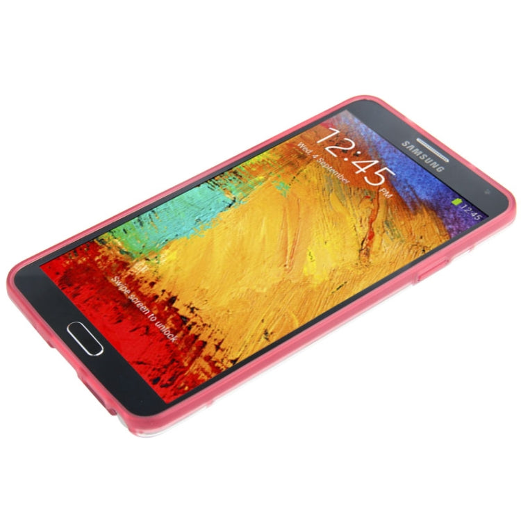 Transparent Plastic + Fluorescent Effect TPU Frame Case for Galaxy Note III / N9000