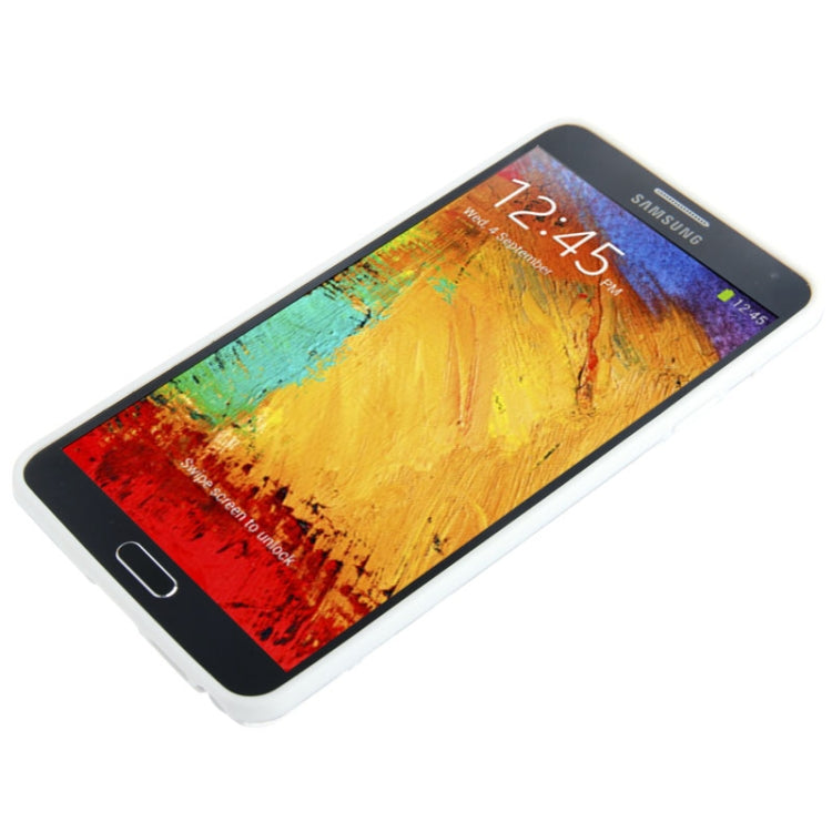 Transparent Plastic + Fluorescent Effect TPU Frame Case for Galaxy Note III / N9000