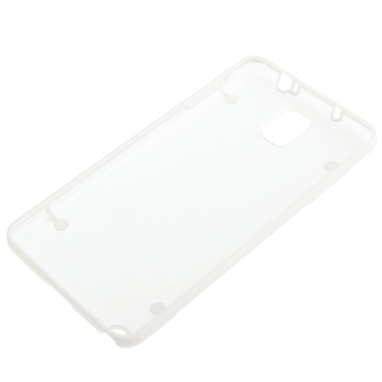 Transparent Plastic + Fluorescent Effect TPU Frame Case for Galaxy Note III / N9000