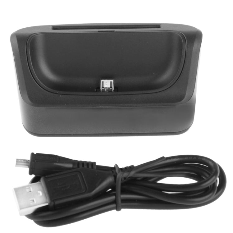 Desktop Charger Cradle with 2nd Battery Slot, For Galaxy S III / i9300(Black)