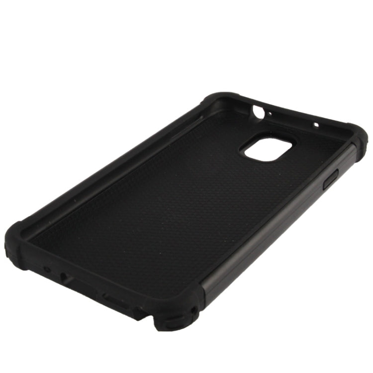 Honeycomb Texture Plastic + Silicone Combination Case for Galaxy Note III / N9000