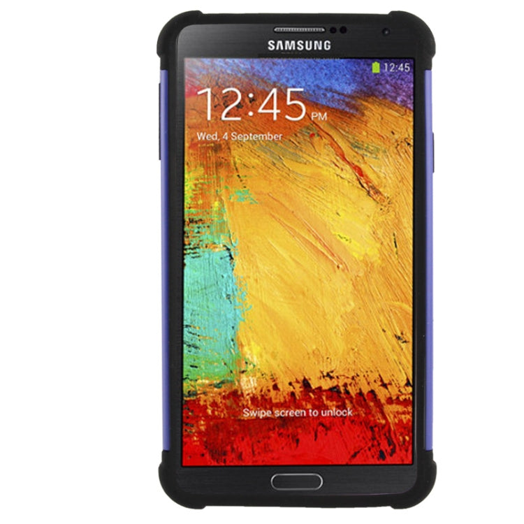 Honeycomb Texture Plastic + Silicone Combination Case for Galaxy Note III / N9000