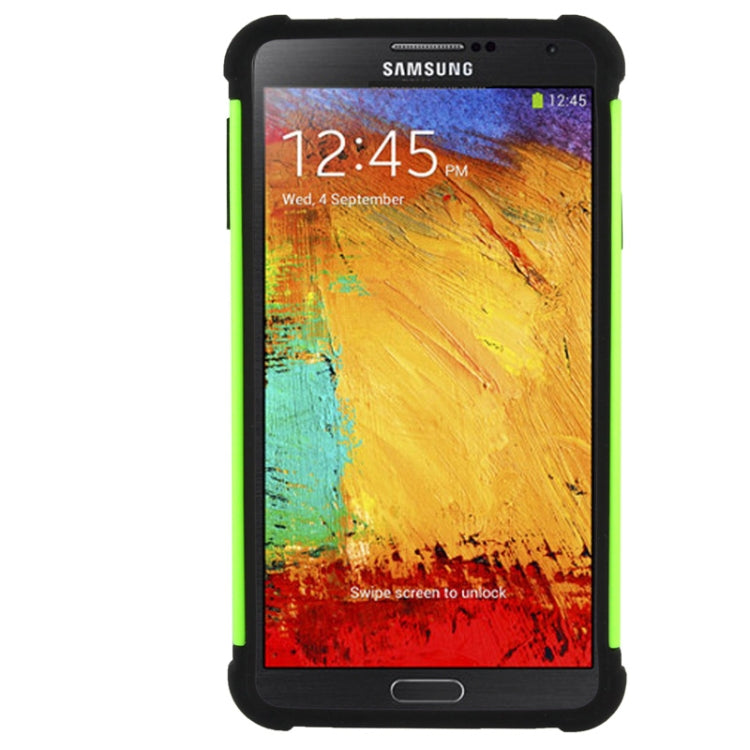 Honeycomb Texture Plastic + Silicone Combination Case for Galaxy Note III / N9000