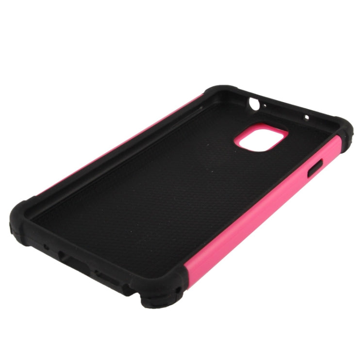 Honeycomb Texture Plastic + Silicone Combination Case for Galaxy Note III / N9000