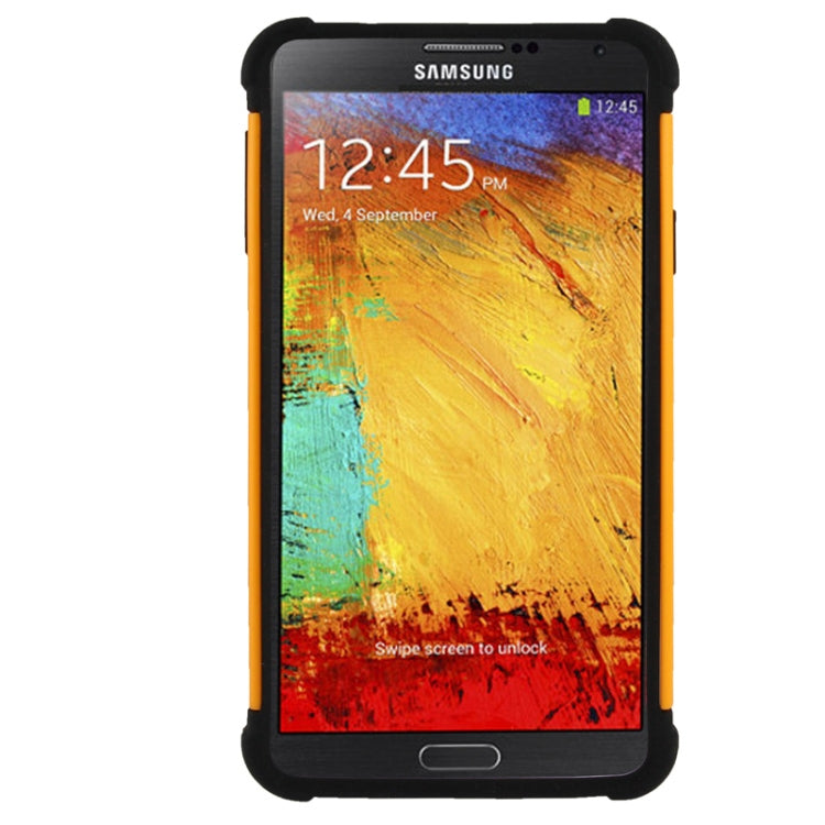 Honeycomb Texture Plastic + Silicone Combination Case for Galaxy Note III / N9000