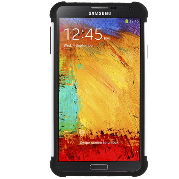Honeycomb Texture Plastic + Silicone Combination Case for Galaxy Note III / N9000