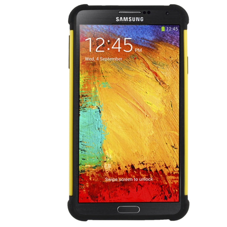 Honeycomb Texture Plastic + Silicone Combination Case for Galaxy Note III / N9000