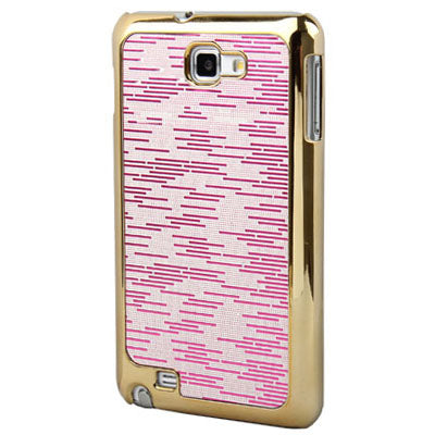 Gilded Electroplating Paste Skin Plastic Case for Galaxy Note / i9220 / N7000