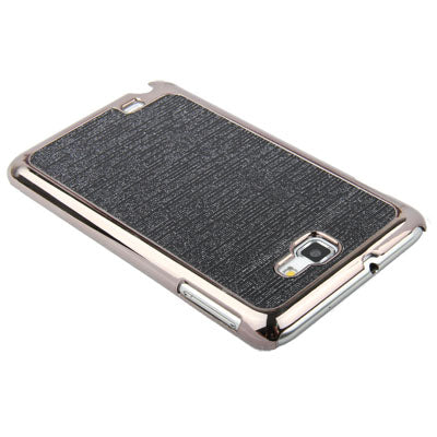Silver Electroplating Paste Skin Plastic Case for Galaxy Note / i9220 / N7000