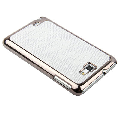 Silver Electroplating Paste Skin Plastic Case for Galaxy Note / i9220 / N7000