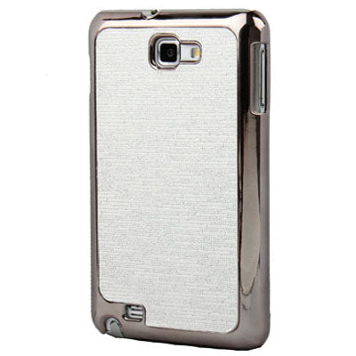 Silver Electroplating Paste Skin Plastic Case for Galaxy Note / i9220 / N7000