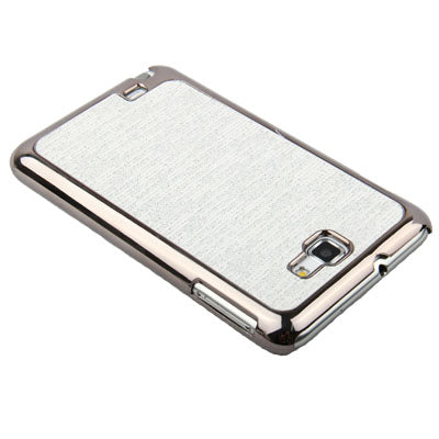 Silver Electroplating Paste Skin Plastic Case for Galaxy Note / i9220 / N7000