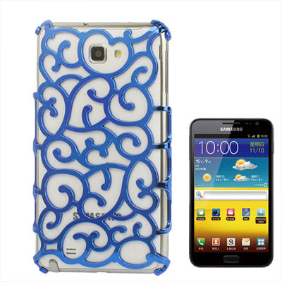 Chinese Hollow Vines Style Plating Protective Shell for Galaxy Note / i9220 / N7000, Note LTE / N7005