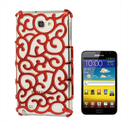 Chinese Hollow Vines Style Plating Protective Shell for Galaxy Note / i9220 / N7000, Note LTE / N7005
