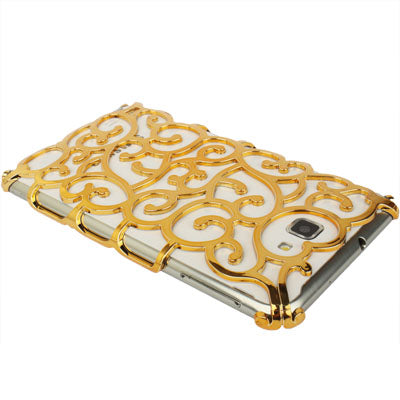 Chinese Hollow Vines Style Plating Protective Shell for Galaxy Note / i9220 / N7000, Note LTE / N7005